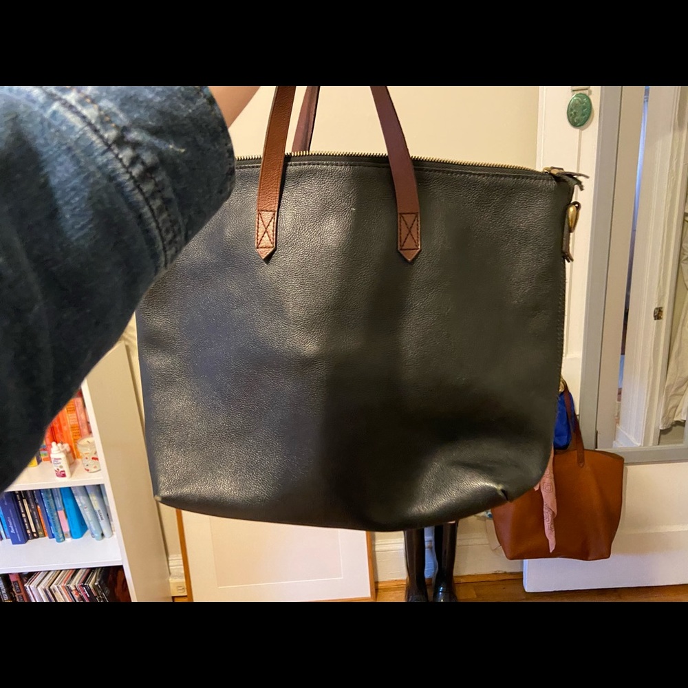 Madewell zip top transport carryall